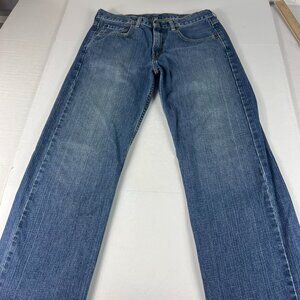 Levi's Jean Youth Measured 32x30* 550 Relaxed Blue Faded Cotton Denim Tag 20 Reg